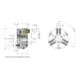 RÖHM Kraftspannfutter DURO-A 110/3 1/16 ZA60 M34X1,5 FD27 KH12 BH3,2-4