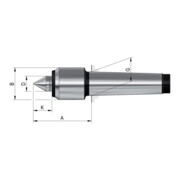 RÖHM Mitlaufende Körnerspitze K14 MK6 60G-4
