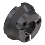 RÖHM Mitnehmerscheibe CoAE, mit HM-Platten Linkslauf, Arbeitsbereich-⌀: 33-64 mm