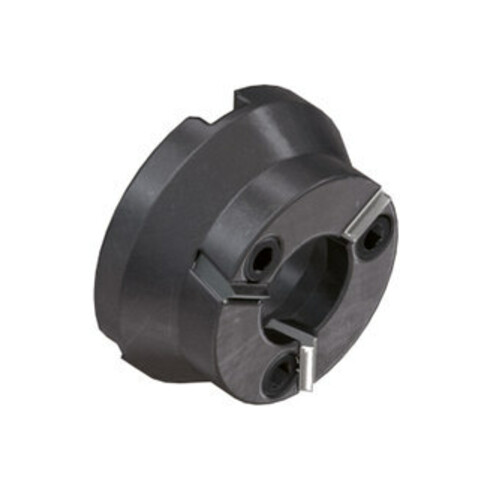 RÖHM Mitnehmerscheibe CoAE, mit HM-Platten Rechtslauf, Arbeitsbereich-⌀: 33-64 mm