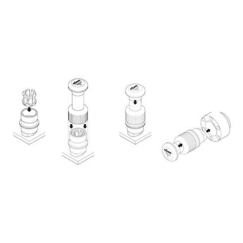 RÖHM Montagehilfe HSK-32 F. 1181333 Spindelmontage