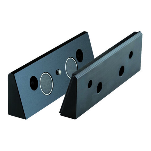 RÖHM Niederzug-Grundbacke RNG, Gr.2, Backenbreite 110, mit zwei Dauermagneten
