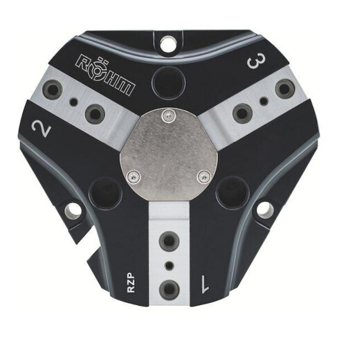 RÖHM Pneumatischer Zentrischgreifer RZP LKR184 3xM10 KH25 BH25