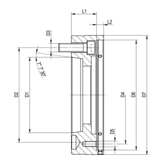 RÖHM Zwischenflansch CAPTIS- 52/65 A