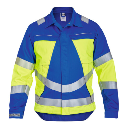 ROFA Multinorm-jack VIS-LINE, korenblauw / geel, Confectiemaat DE: 58