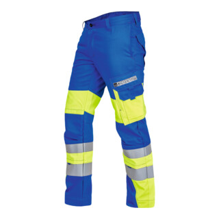 ROFA Pantalon multirisques VIS-LINE, bleu bleuet / jaune, taille DE : 58