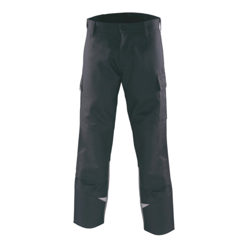 ROFA Pantaloni di protezione per saldatore Splash, antracite scura / grigio, Tg.: 54