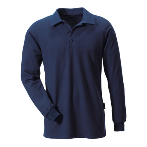 ROFA T-shirt ignifugé à manches longues, Bleu marine, Taille unisexe: M