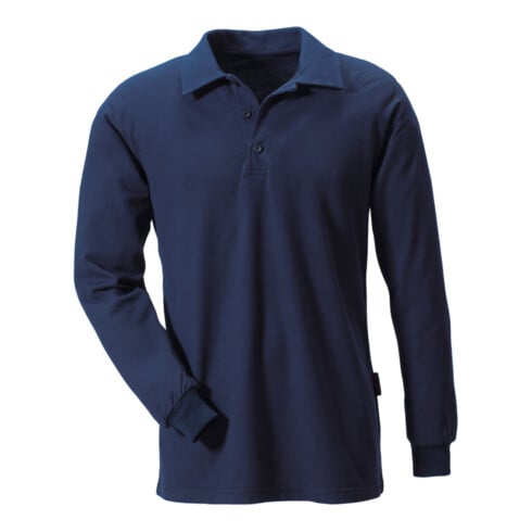 ROFA Vlamwerend shirt met lange mouwen, marineblauw, Uniseks-maat: L