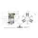 RÖHM Mandrin de serrage DURO-A 400/3 3/32 ZA380 M148X2 FD133 KH28 BH7,5