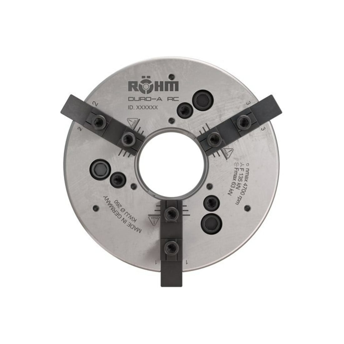 RÖHM Mandrin de serrage DURO-A RC 260/3 KK8 M90X1,5 FD81 KH32 BH8
