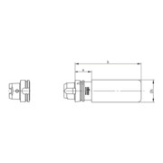 Röhm Outil de graissage Lubritool, Réf.: 100 HSK-4