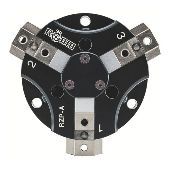 RÖHM Pince centrée pneumatique RZP-A1 LKR112 3xM8 KH14,5 H6