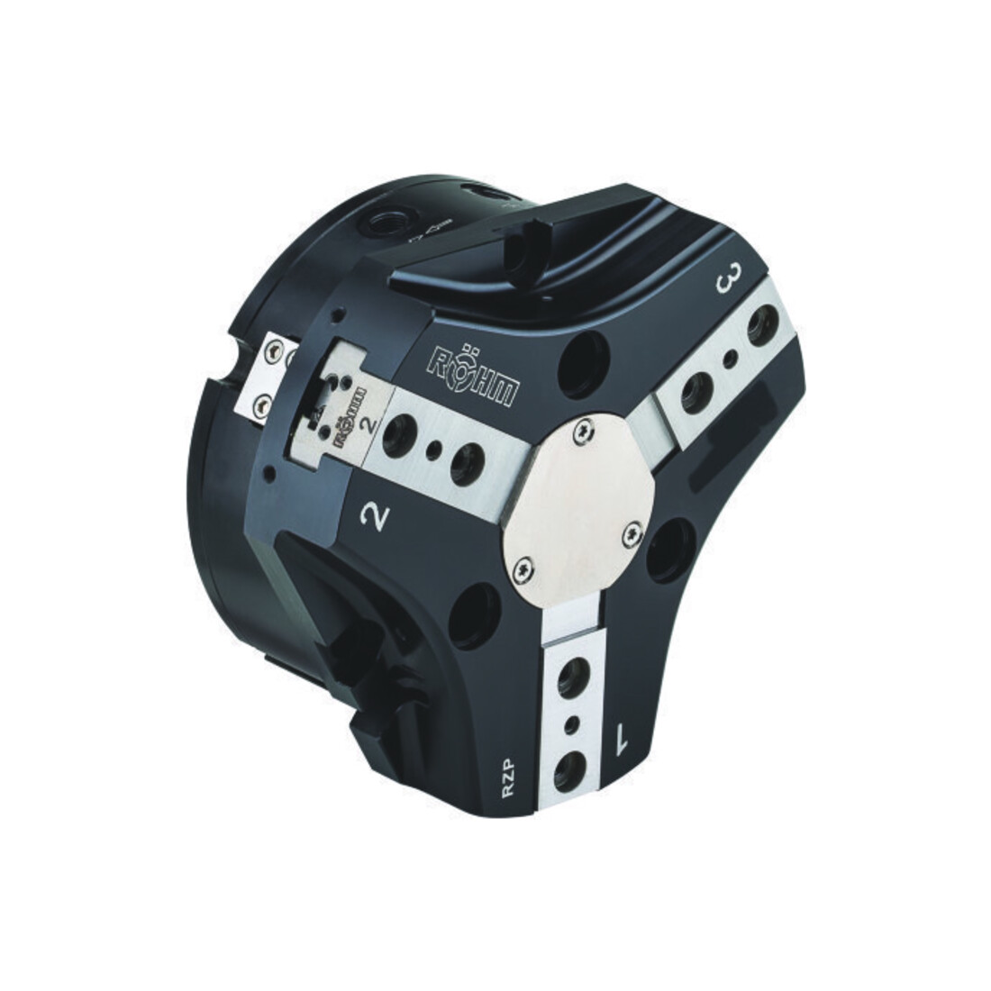 RÖHM Pince centrée pneumatique RZP LKR112 3xM8 H13,9 I5,9