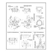 RÖHM Pince pneumatique centrée RZP LKR112 3xM8 H13,9 I13-4