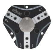 RÖHM Pince pneumatique centrée RZP LKR112 3xM8 KH13,9 BH5,9-4