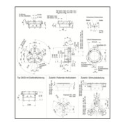RÖHM Pince pneumatique centrée RZP LKR184 3xM10 H25 I25-4