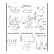 RÖHM Pince pneumatique centrée RZP LKR260 3xM16 H35 I35-4