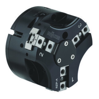 RÖHM Préhension pneumatique centrée RZP-A1 LKR112 3xM8 KH14,5 BH6