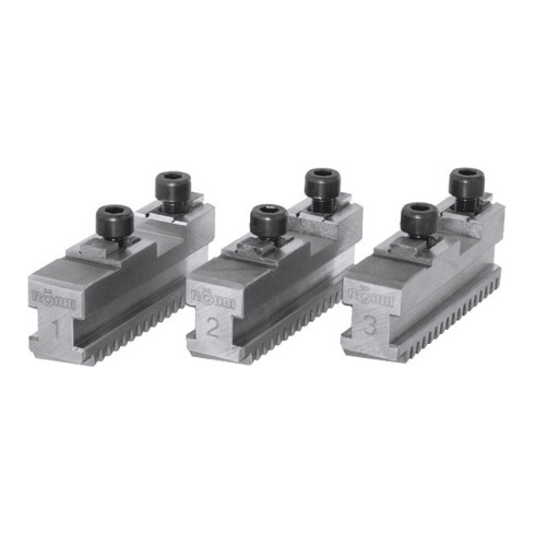 RÖHM Set di 3 ganasce base, dentatura elicoidale