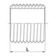 Rohrnippel ISO 228-1 NPS=3 Zoll L 60mm SPRINGER-4