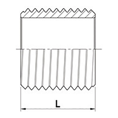 Rohrnippel ISO 228-1 NPS=3 Zoll L 60mm SPRINGER