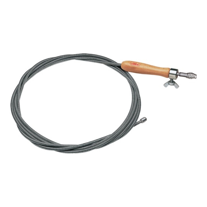 Rohrreinigungswelle L.10m Wellen-D.9mm Krallen-D.20mm einlagig CABERE