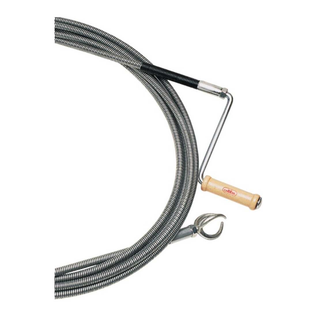 Rohrreinigungswelle L.5m Wellen-D.12mm Krallen-D.40mm doppellag.m.Stahlkuppl.