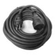 Roll câble de rallonge 10 m noir-1