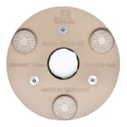 Roll Diamant 140mm, KG40 voor hout incl. gronddrager-1