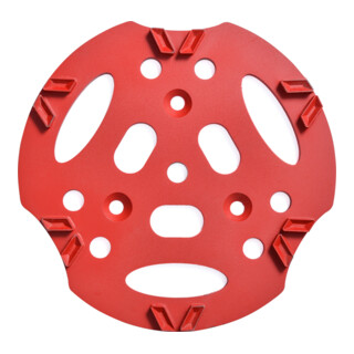 Roll Diamantschijf 300mm V12 rood