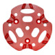 Roll Disco diamantato 250mm V12, rosso, 12 segmenti con disposizione a V-1