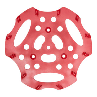 Roll Disco diamantato 400mm V12 H rosso