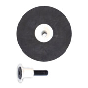 Roll Flexibele rubberen schuurpad zwart-1