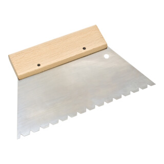 Roll Getande plamuurmessen, breedte 210 mm