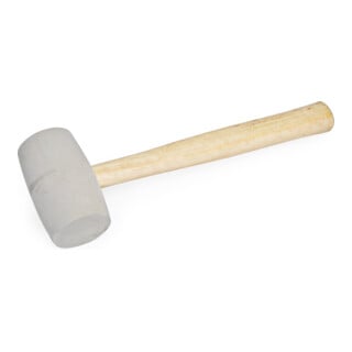 Roll martello di gomma bianco