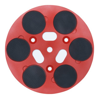 Roll piastra levigante per RO-400 400mm con 6 punti in velcro 75mm