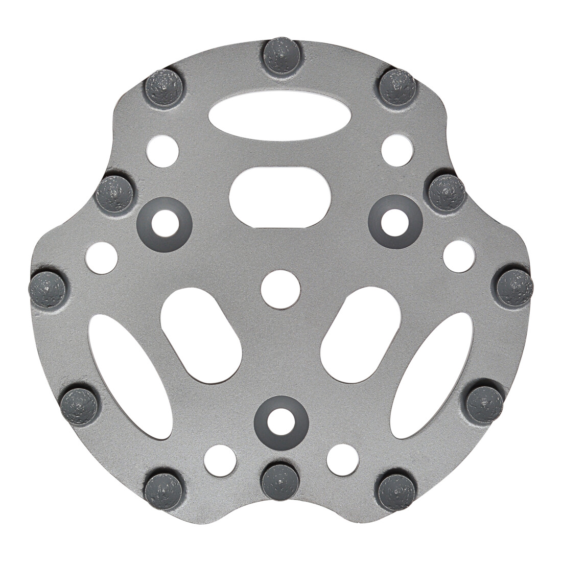 Roll PKD-Disco R12 250mm grigio con 12 segmenti rotondi PKD
