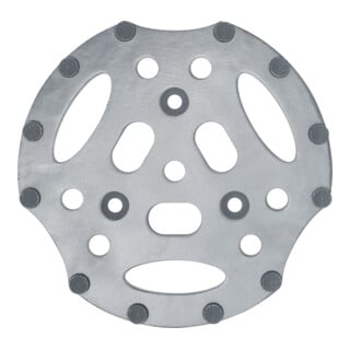 Roll PKD-schijf R12 300 mm grijs