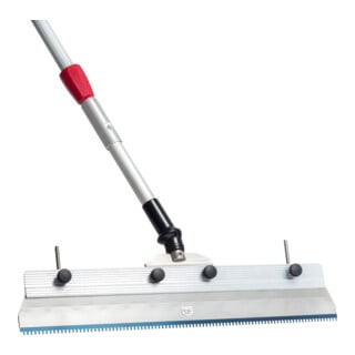 Roll wisser met inzetstuk R2 en 2 pennen, inclusief scharnierende wisserkop en telescopische steel
