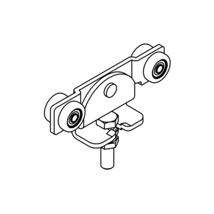 Rollapparat -91 591 f. Pro 500 STA galv. gelb verz. 300kg HELM