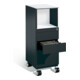 Rollcontainer C+P Asisto en hauteur debout, H1150xL430xP600mm gris noir-1