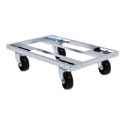 rolldolly® Châssis INDUSTRY 400 x 600 mm Ø 100 mm PP noir ESD-1