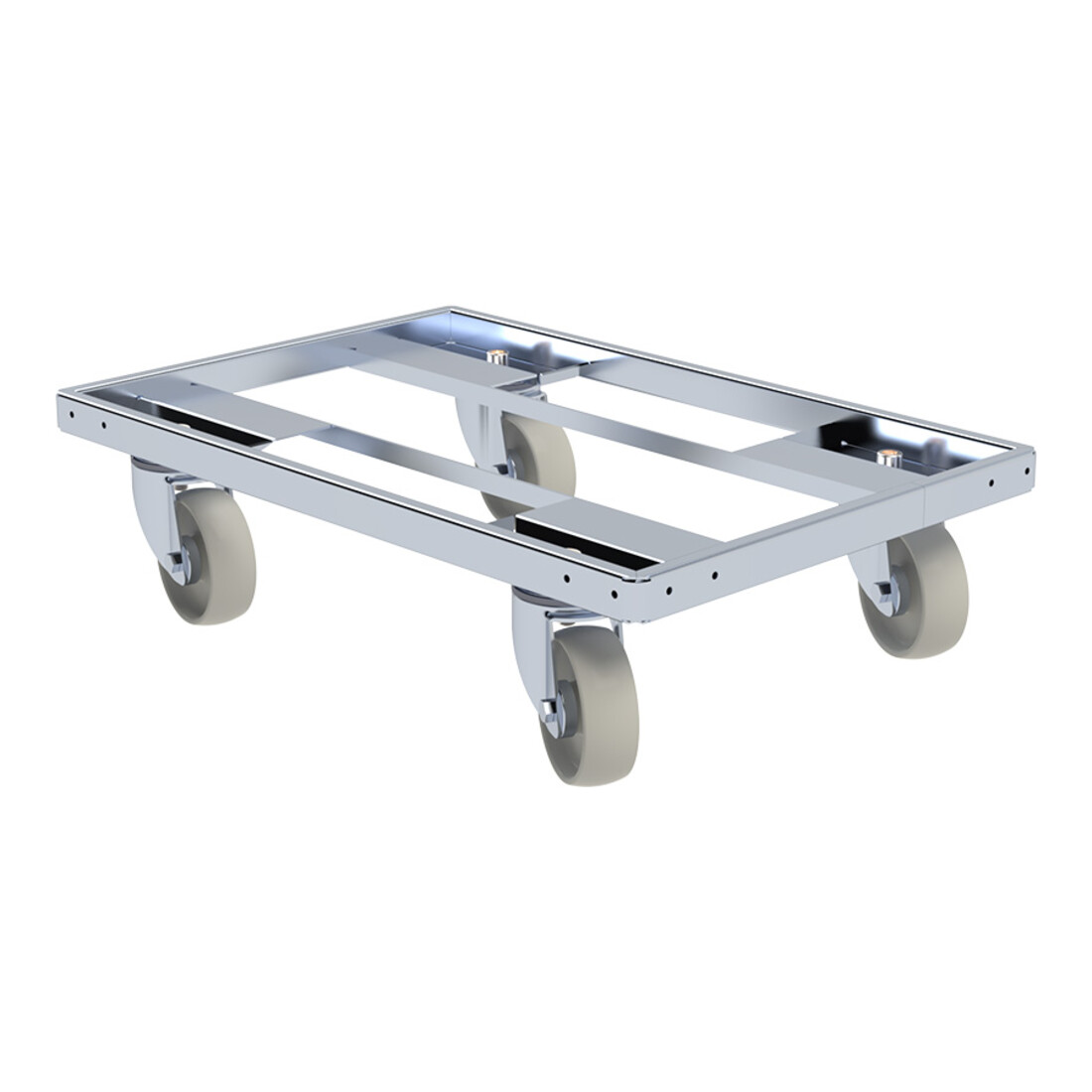 rolldolly® Châssis INDUSTRY 400 x 600 mm Ø 100 PP blanc