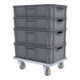 rolldolly® Châssis INDUSTRY 400 x 600 mm Ø 100 PP blanc