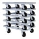 rolldolly® INDUSTRY rijframe 400 x 600 mm Ø 100 mm PP zwart ESD