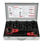 Roller DIN EN 10226 Snijblok "Central", compleet, met plaatstalen behuizing-1
