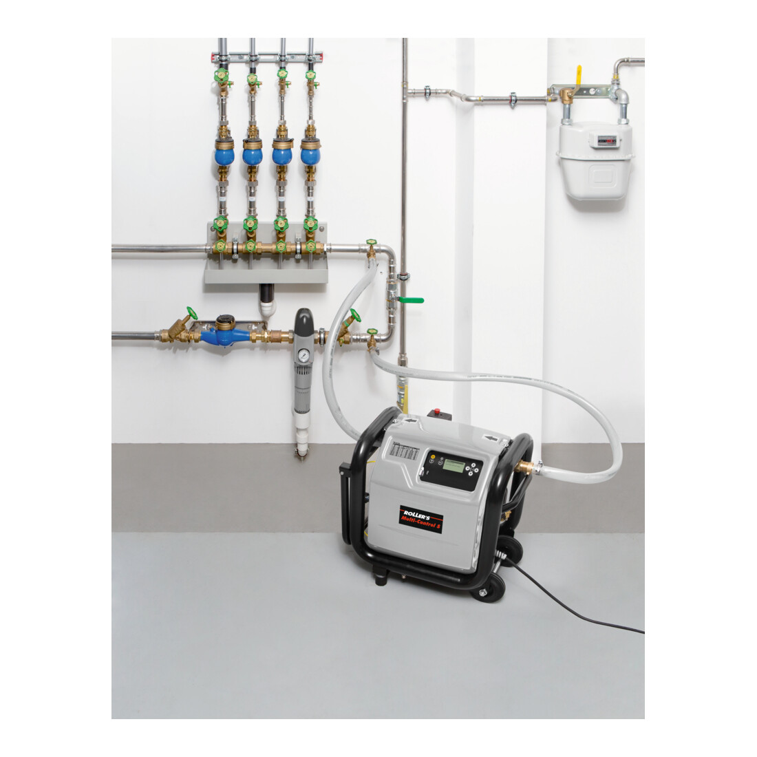 Roller Multi-Control S Set - elektronische Spüleinheit mit ölfreiem Verdichter