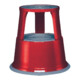 Rollhocker Stahlblech rot H.430mmxD.oben/unten 290/435mm Trgf.150kg-1
