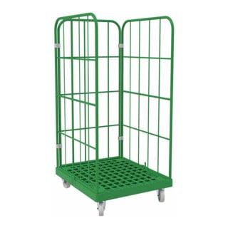 rolltainer® 1350 KU Plateau plastique 724 × 815 mm 3 côtés